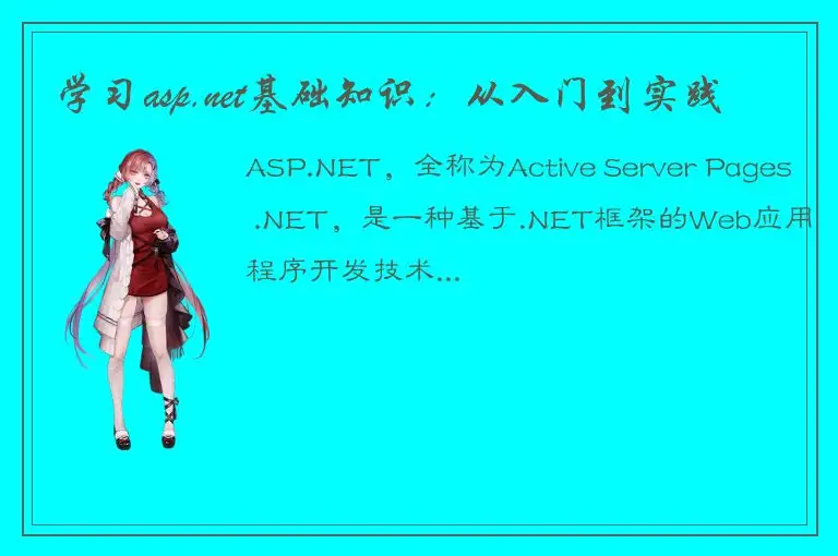学习asp.net基础知识：从入门到实践