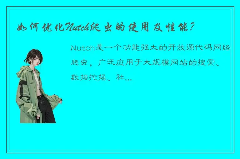 如何优化Nutch爬虫的使用及性能？