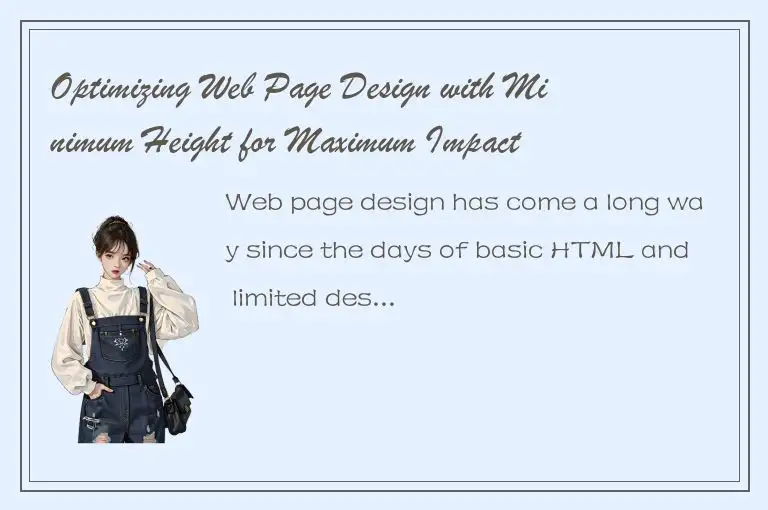 Optimizing Web Page Design with Minimum Height for Maximum Impact