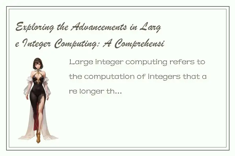 Exploring the Advancements in Large Integer Computing: A Comprehensive Analysis