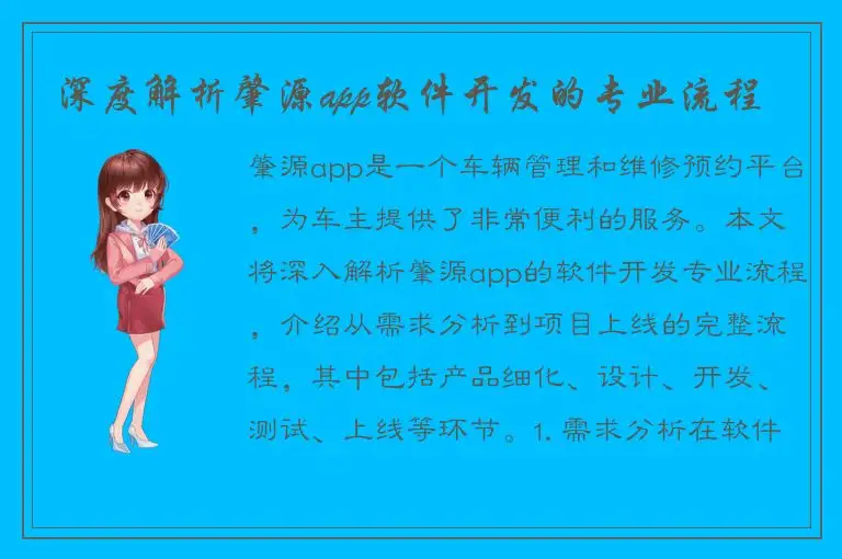深度解析肇源app软件开发的专业流程