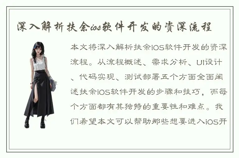 深入解析扶余ios软件开发的资深流程