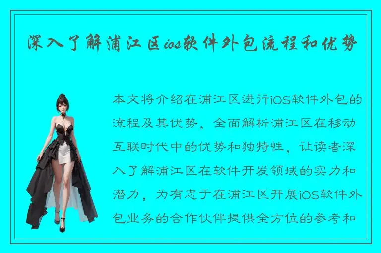 深入了解浦江区ios软件外包流程和优势