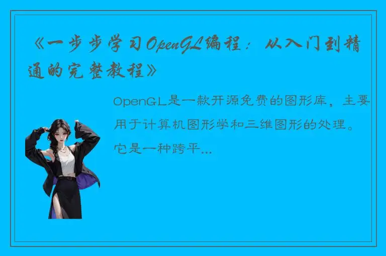 《一步步学习OpenGL编程：从入门到精通的完整教程》