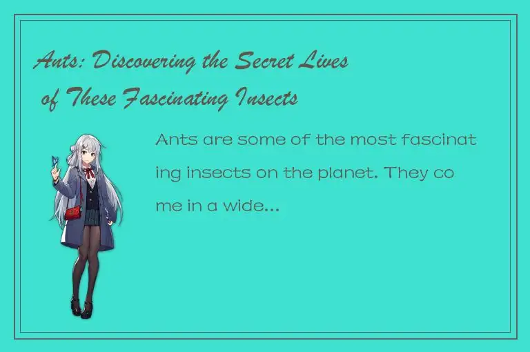 Ants: Discovering the Secret Lives of These Fascinating Insects