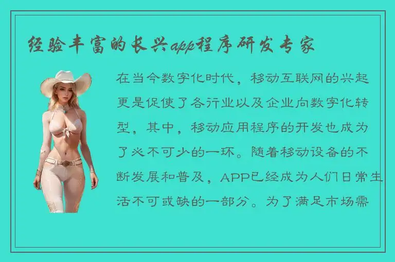 经验丰富的长兴app程序研发专家