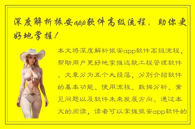 深度解析振安app软件高级流程，助你更好地掌握！