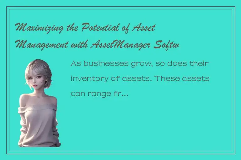 Maximizing the Potential of Asset Management with AssetManager Software