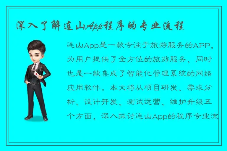 深入了解连山App程序的专业流程