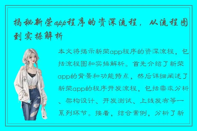 揭秘新荣app程序的资深流程，从流程图到实操解析