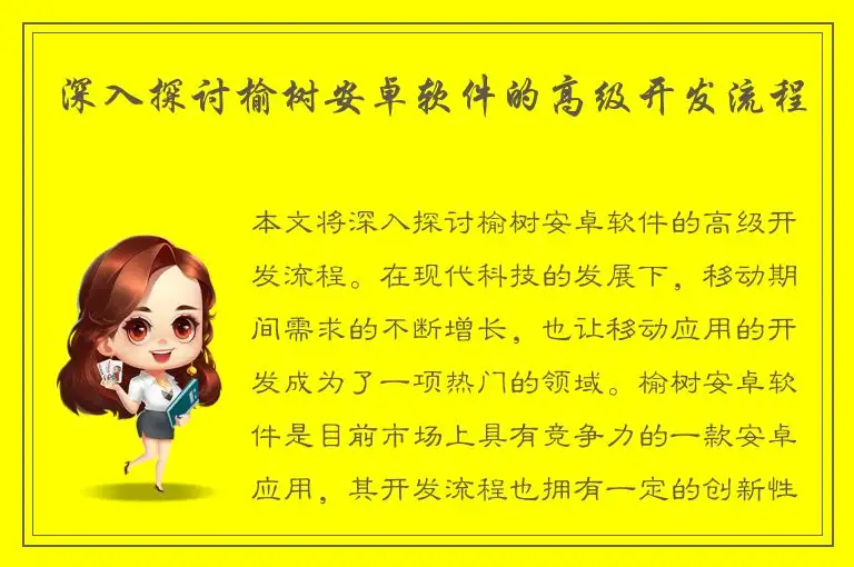 深入探讨榆树安卓软件的高级开发流程
