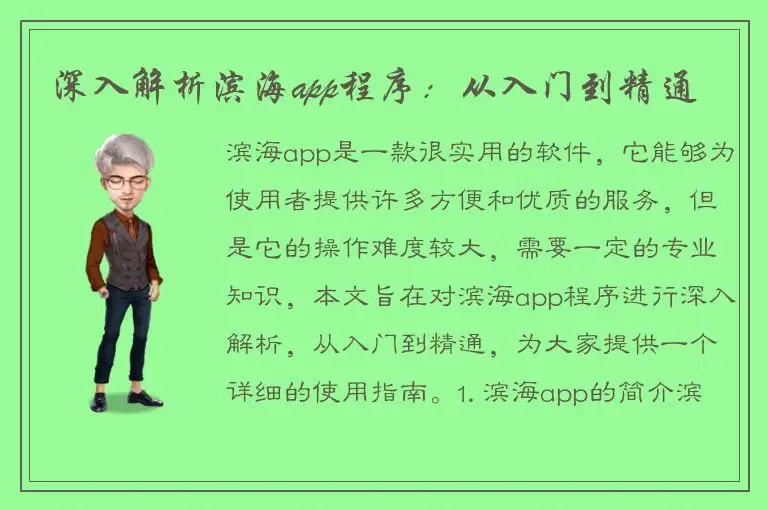 深入解析滨海app程序：从入门到精通