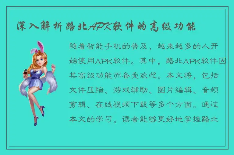 深入解析路北APK软件的高级功能