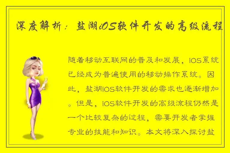 深度解析：盐湖iOS软件开发的高级流程