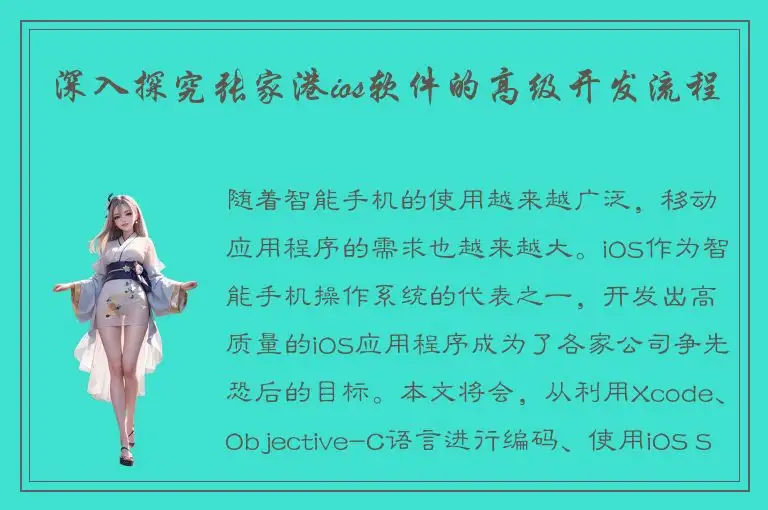 深入探究张家港ios软件的高级开发流程