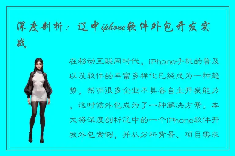 深度剖析：辽中iphone软件外包开发实战