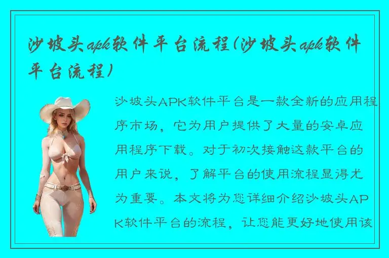 沙坡头apk软件平台流程(沙坡头apk软件平台流程)