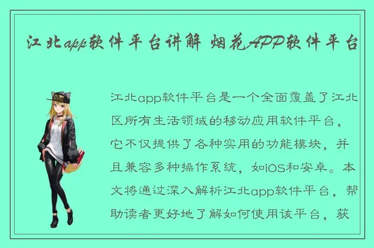 江北app软件平台讲解 烟花APP软件平台