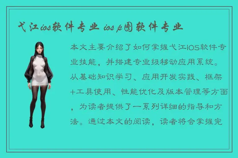 弋江ios软件专业 ios p图软件专业