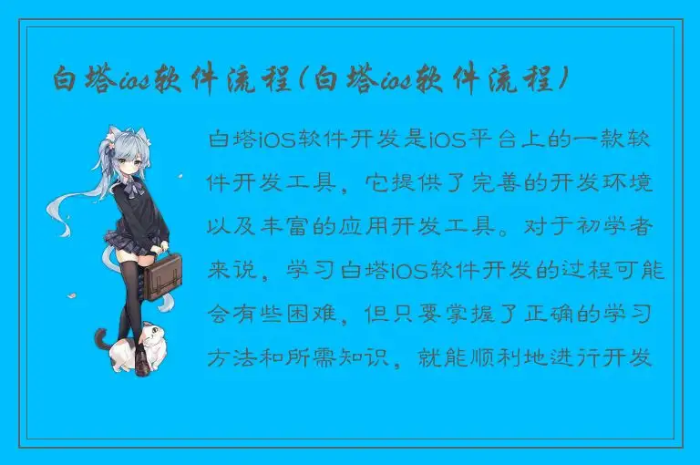 白塔ios软件流程(白塔ios软件流程)