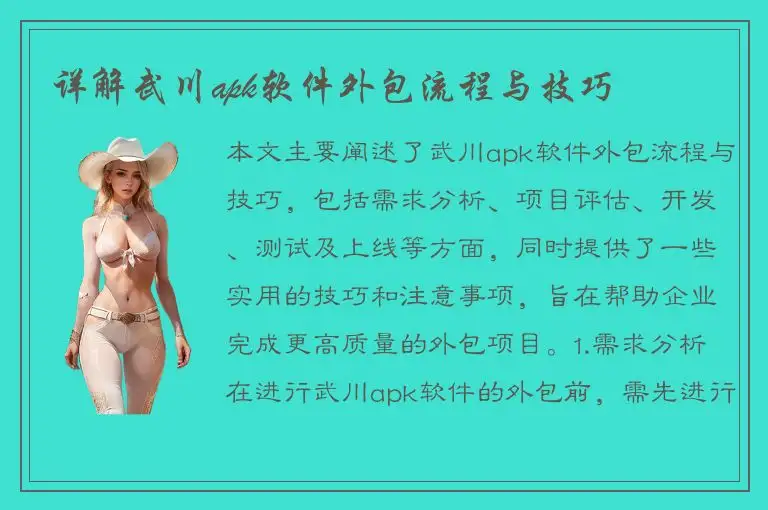 详解武川apk软件外包流程与技巧