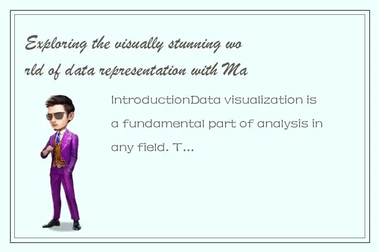 Exploring the visually stunning world of data representation with MatlabPlot