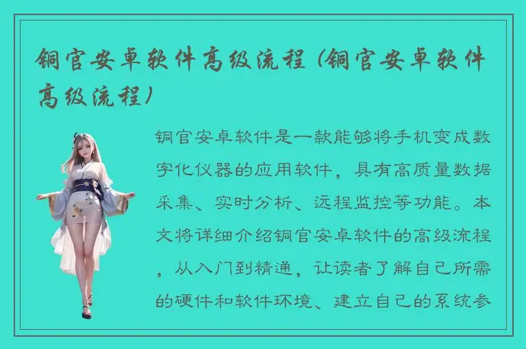 铜官安卓软件高级流程 (铜官安卓软件高级流程)