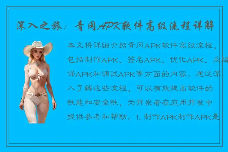 深入之旅：青冈APK软件高级流程详解