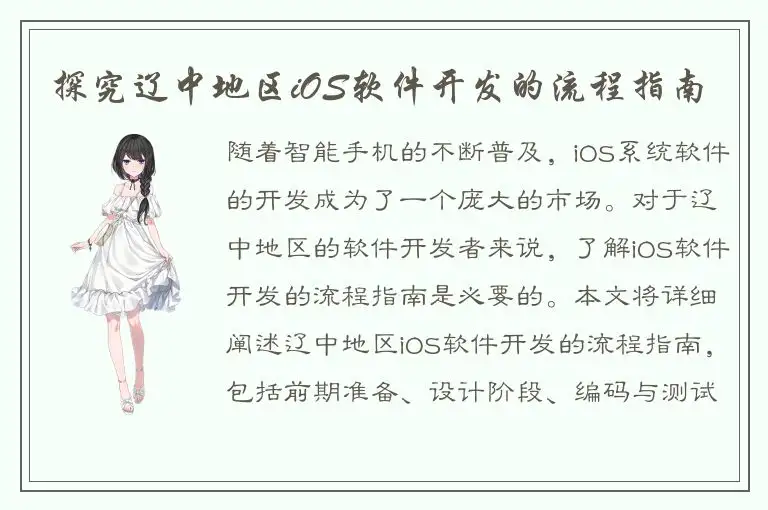 探究辽中地区iOS软件开发的流程指南