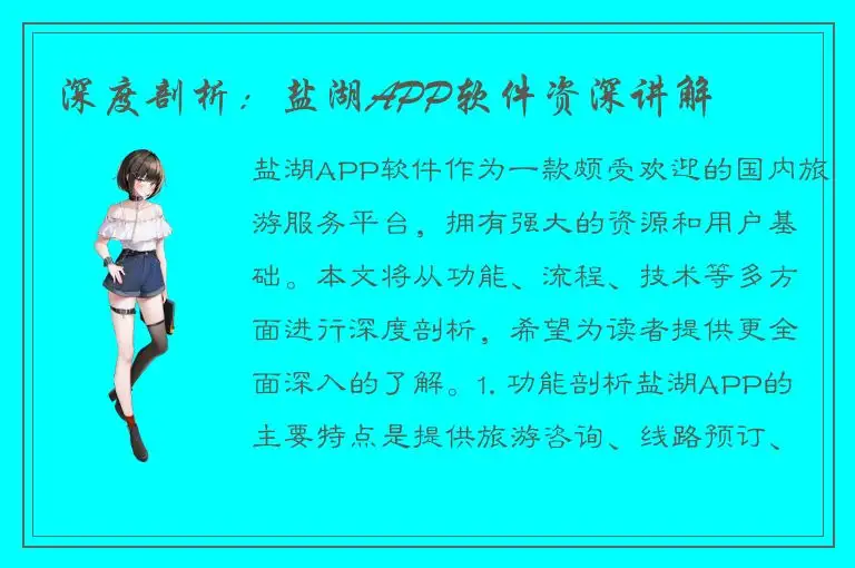 深度剖析：盐湖APP软件资深讲解