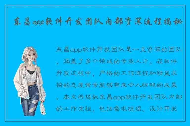 东昌app软件开发团队内部资深流程揭秘