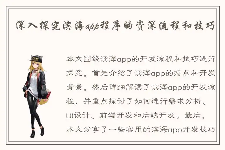 深入探究滨海app程序的资深流程和技巧