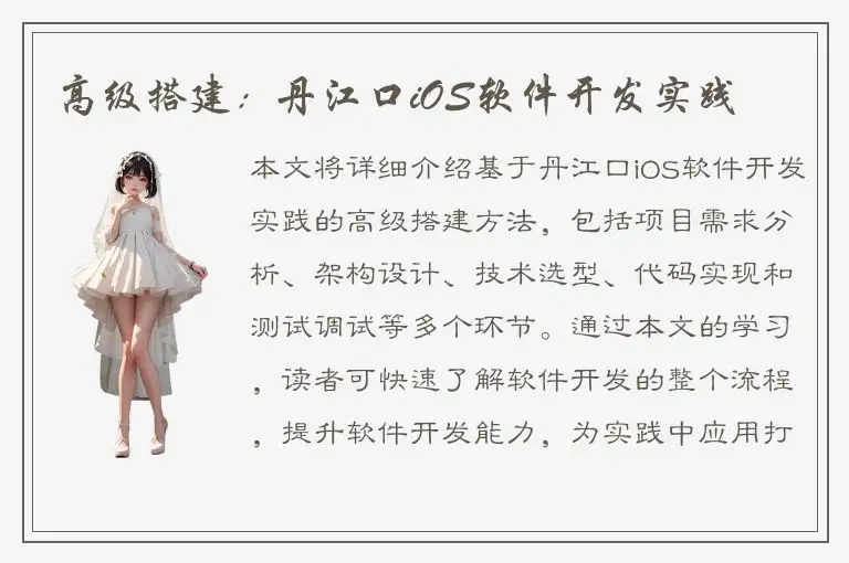 高级搭建：丹江口iOS软件开发实践
