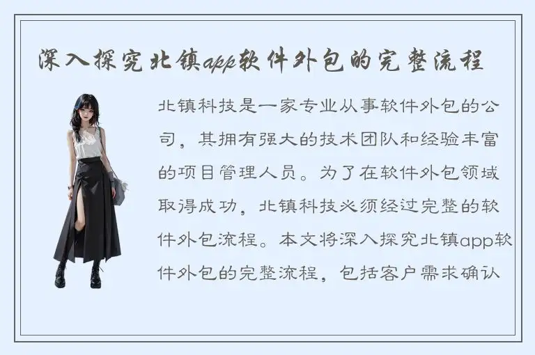深入探究北镇app软件外包的完整流程