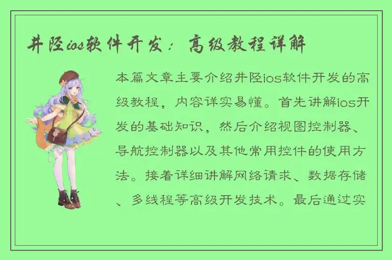 井陉ios软件开发：高级教程详解