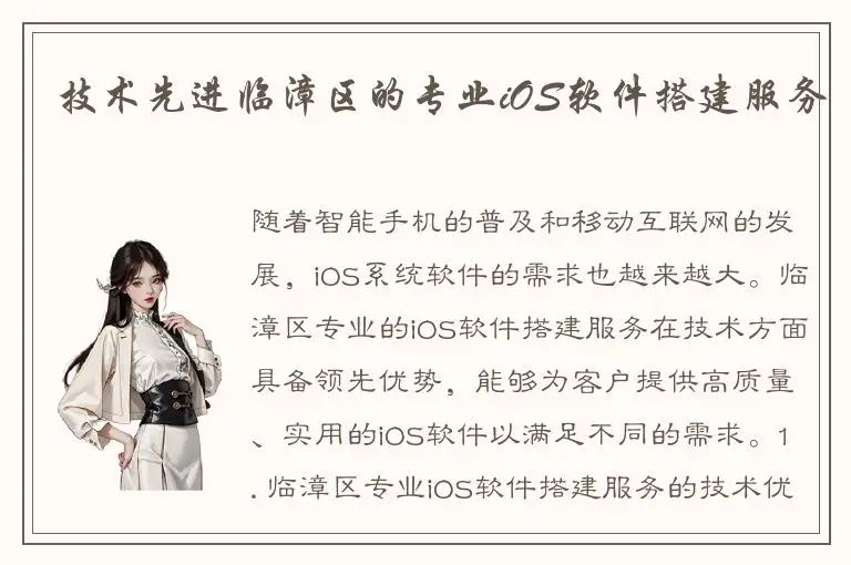 技术先进临漳区的专业iOS软件搭建服务